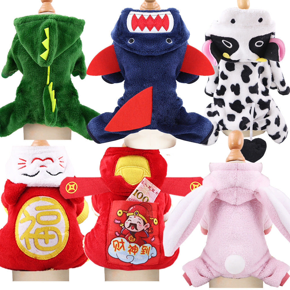 Pet costumes for dogs and cats